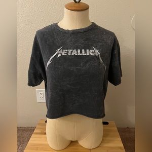 Metallica Cropped Tee